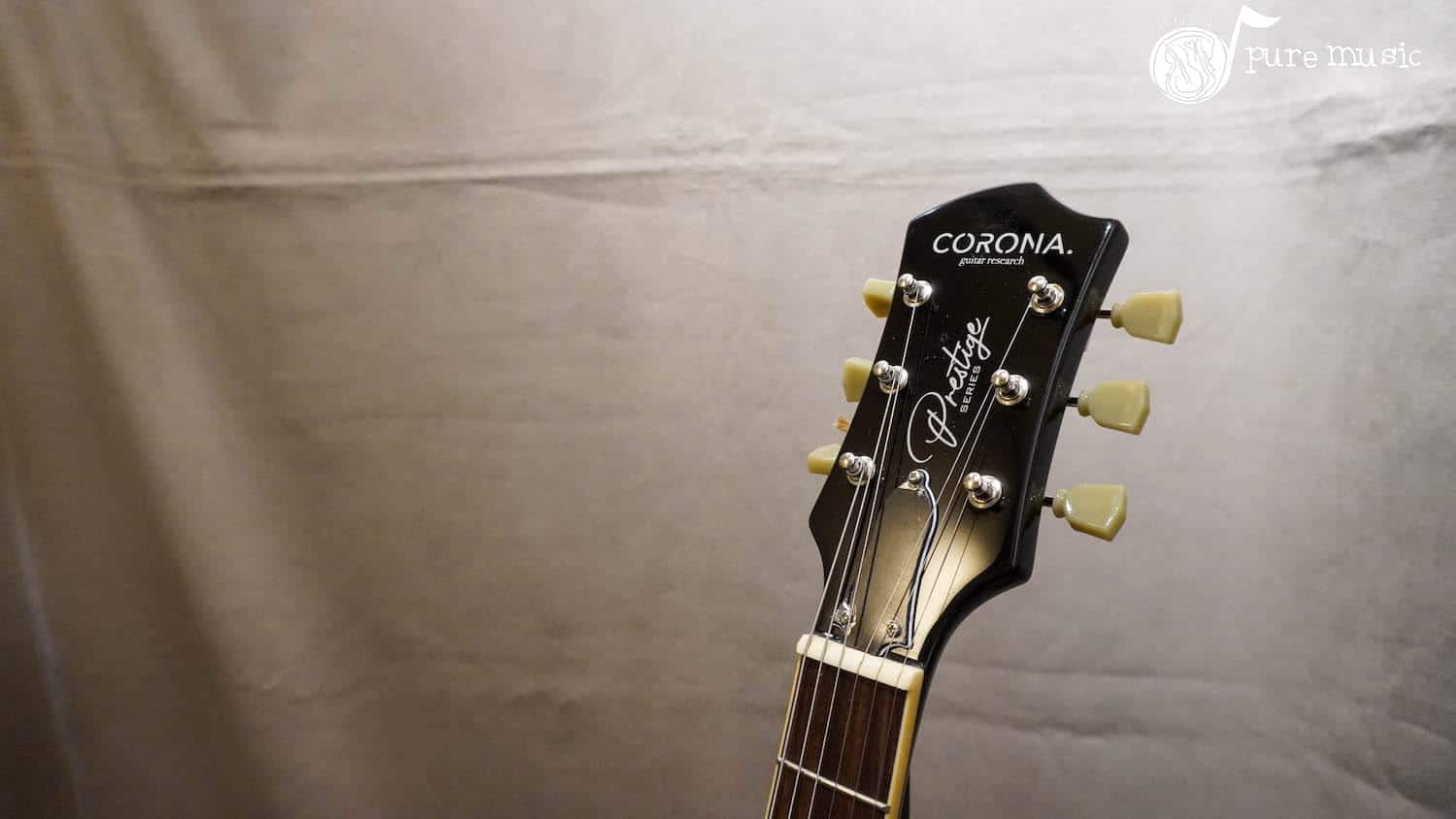 Corona Prestige Standard LP22 雙雙 黑色虎紋楓木 電吉他:圖片 8