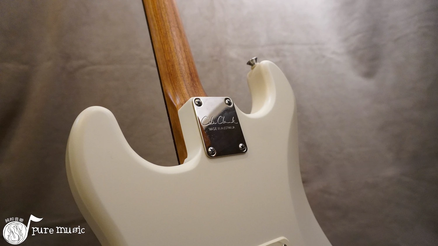 Cole Clark Hollow Baby CCHB-HH-C-WHT 電吉他:圖片 4